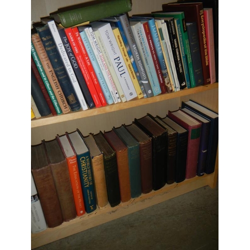 294 - A quantity of religious books (3 shelves)