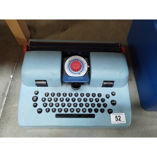 52 - A vintage typewriter.
