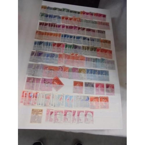 2048 - 2 well stocked albums of French/French possessions stamps.