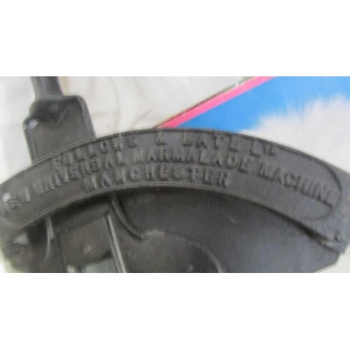 2071 - A Follows & Bate Ltd., New Universal Marmalade Machine.