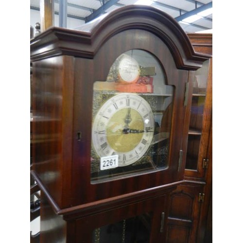 2261 - A modern Grandmother clock, COLLECT ONLY.