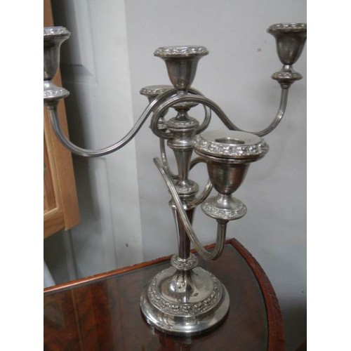 2203 - A candelabra and a candlestick.