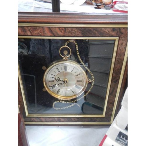 2379 - Three late 20th century clocks etc.,