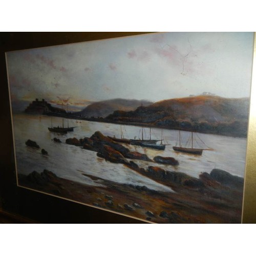 2472 - An early 20th century gilt framed watercolour, signed and dated 1911.