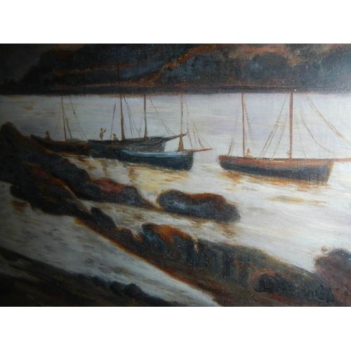 2472 - An early 20th century gilt framed watercolour, signed and dated 1911.