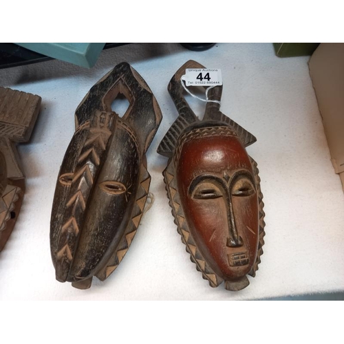 44 - 8 small African tribal masks