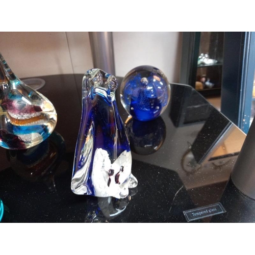 48 - 6 glass paperweights