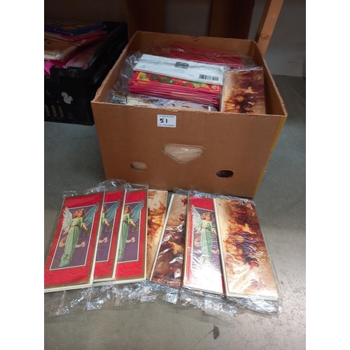 51 - A quantity of mixed Christmas cards & a quantity of mixed greeting cards etc.