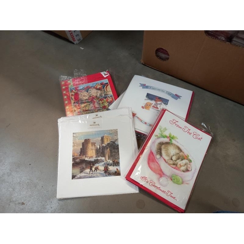 59 - A quantity of mixed Christmas cards & a quantity of mixed greeting cards etc.