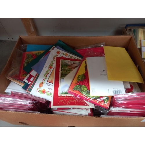 61 - A quantity of mixed Christmas cards & a quantity of mixed greeting cards etc.