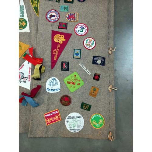 23 - A good selection of vintage Scouting & guide memorabilia including stamps, postcards, books 1960's -... 