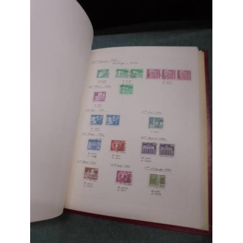 1602 - Six albums of German stamps, 1949 - 1996.