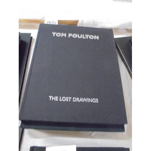 1612 - 3 limited edition the Erotic Print Society books by Tom Poulton - The Lost Drawings, Artists Sketchb... 