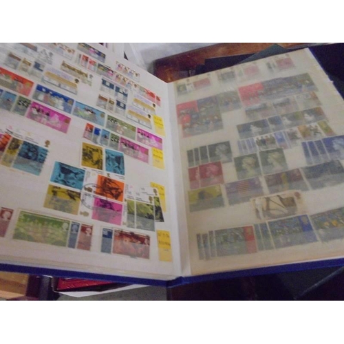 1625 - 4 albums of stamps and 3 albums of first day covers.