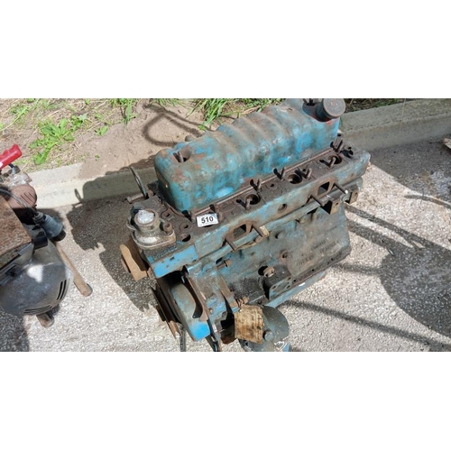 510 - A Perkins fuel engine with no ancillaries. Collect Only