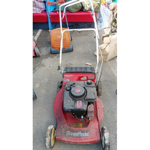 512 - A Mountfield Monarch petrol lawn mower. Collect Only