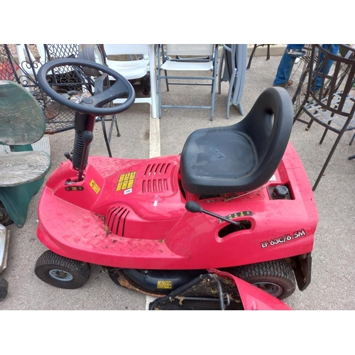 549 - A Briggs & Stratton ride on mower, EMAK EF 63c/6.5M,  with grass box. Collect Only