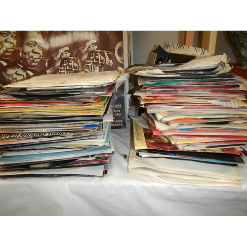 532 - A good selection of LP and 45 rpm records.