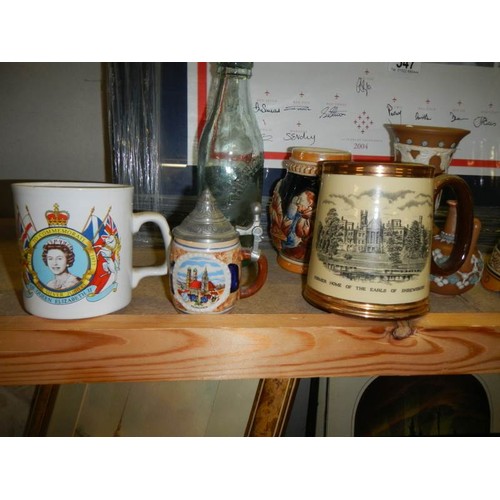 546 - A mixed lot of Wedgwood, glass ware etc.,