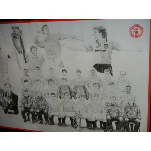 578 - Four Manchester United pictures.