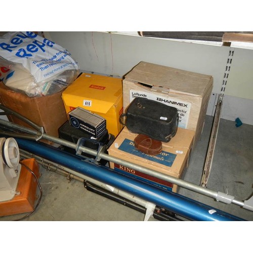 615 - A large quantity of projectors, screen etc., COLLECT ONLY.