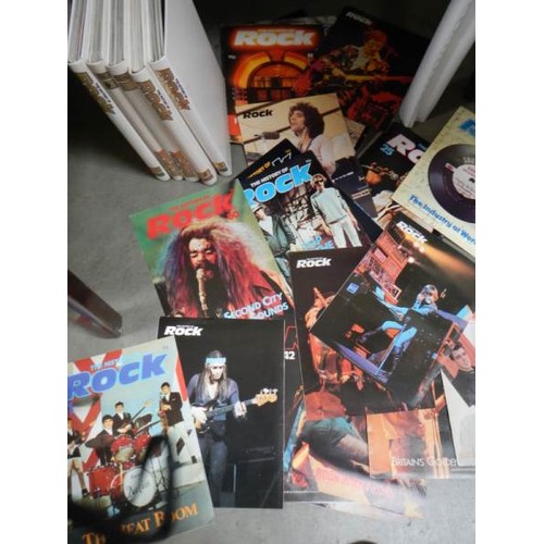 677 - A quantity of rock books etc.,