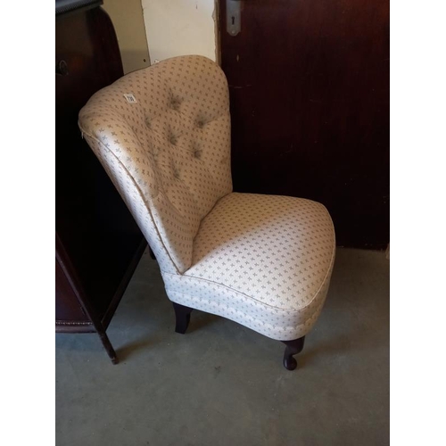 730 - A bedroom chair. Collect Only.