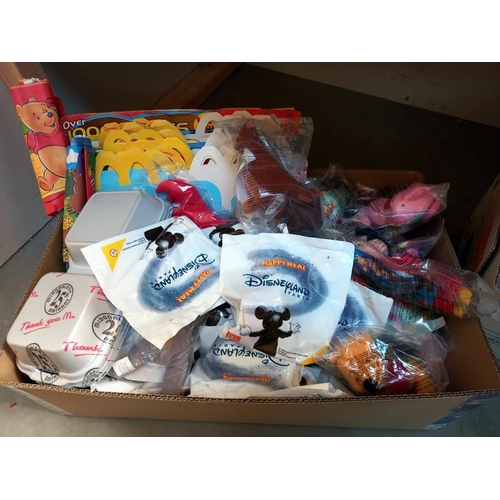 1 - A large lot of McDonalds toys still in bags, from the 90's and 2000's, may have some complete lots i... 