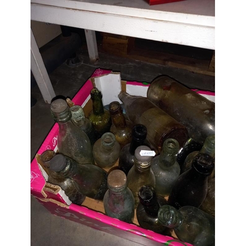 133 - A mixed lot of bottles. Taylor & Co, Henry James etc