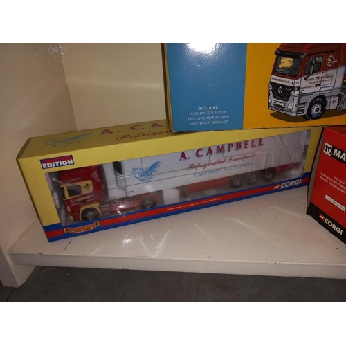 143 - 3 Corgi lorries AN13805, CC12920 & CC12217 Die cast models