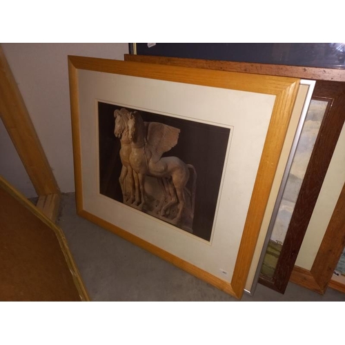 147 - A varied selection of used picture frames