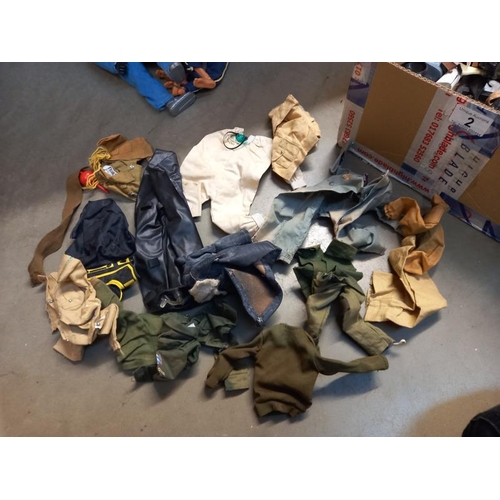 2 - A quantity of Action Man figures & clothing.