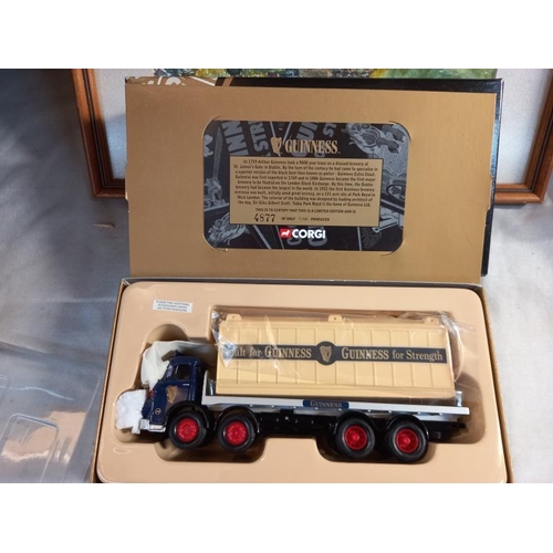 39 - 4 Corgi Classics Guiness lorries