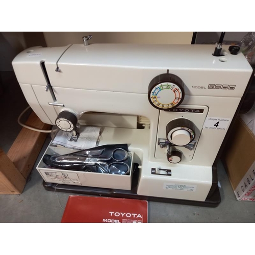 4 - A Toyota model 5500 sewing machine