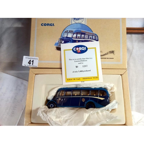 41 - 4 Corgi Classics coaches