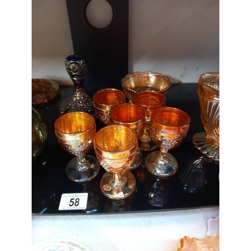 58 - A good selection of glassware including Murano COLLECT ONLY