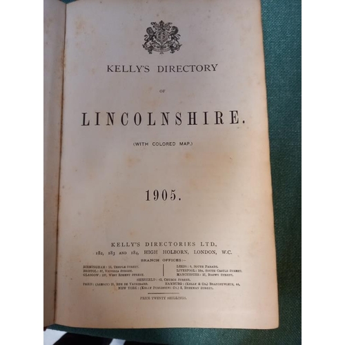 72 - A Punch 1905 & Kelly's directory of Lincolnshire 1905 books