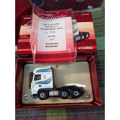 76 - 5 Corgi Classics truck cabs & trailer