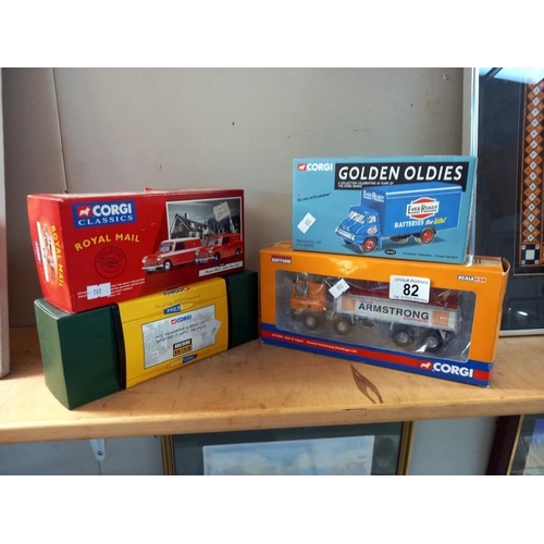 82 - 4 Corgi Classics lorries