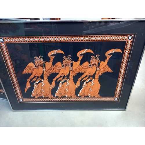 83 - A pair of large classical Greek style erotic prints