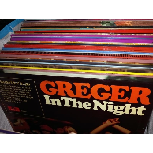 231 - A quantity of LP vinyl records including German dance music, Ray Conniff, etc.