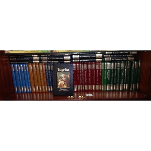 234 - A good quantity of gilded hardback books, the great writers, including Shakespeare etc