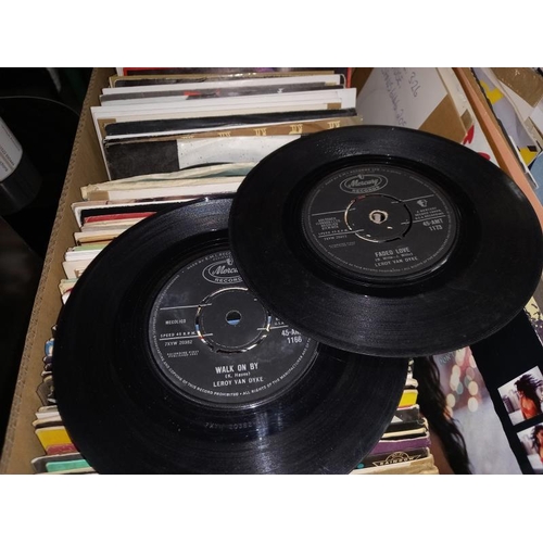 255 - A good quantity of vintage 45 rpm, vinyl, singles records. Dr Hook, Cilla Black, & Shakin Stevens et... 