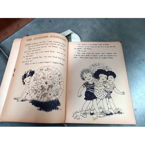 290 - A rare vintage Little Friends unused story and rhymes colouring book by Agnes Richardson.