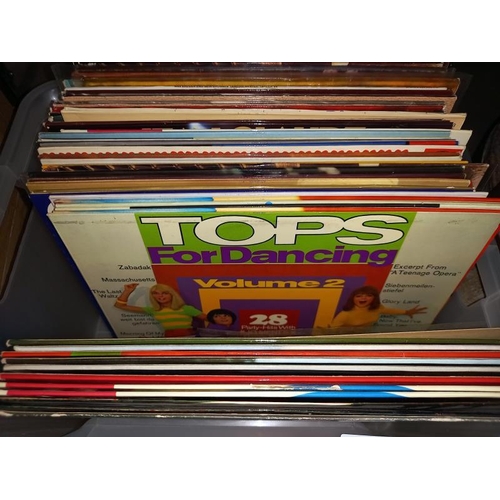 315 - A selection of 33rpm, LP vinyl records, German and big bands etc.