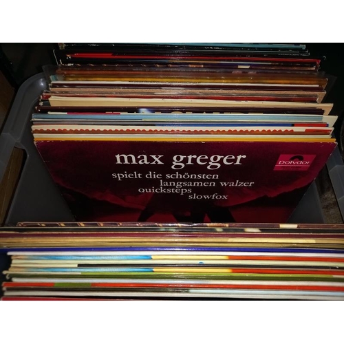 315 - A selection of 33rpm, LP vinyl records, German and big bands etc.