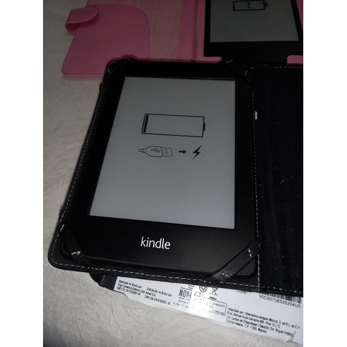 351 - 2 Kindles, no chargers, untested.