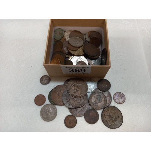 369 - A quantity of old coins including Roman copies.