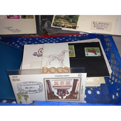 423 - A quantity of First Day covers and album of stamps.