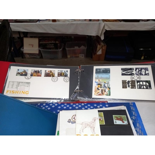 423 - A quantity of First Day covers and album of stamps.